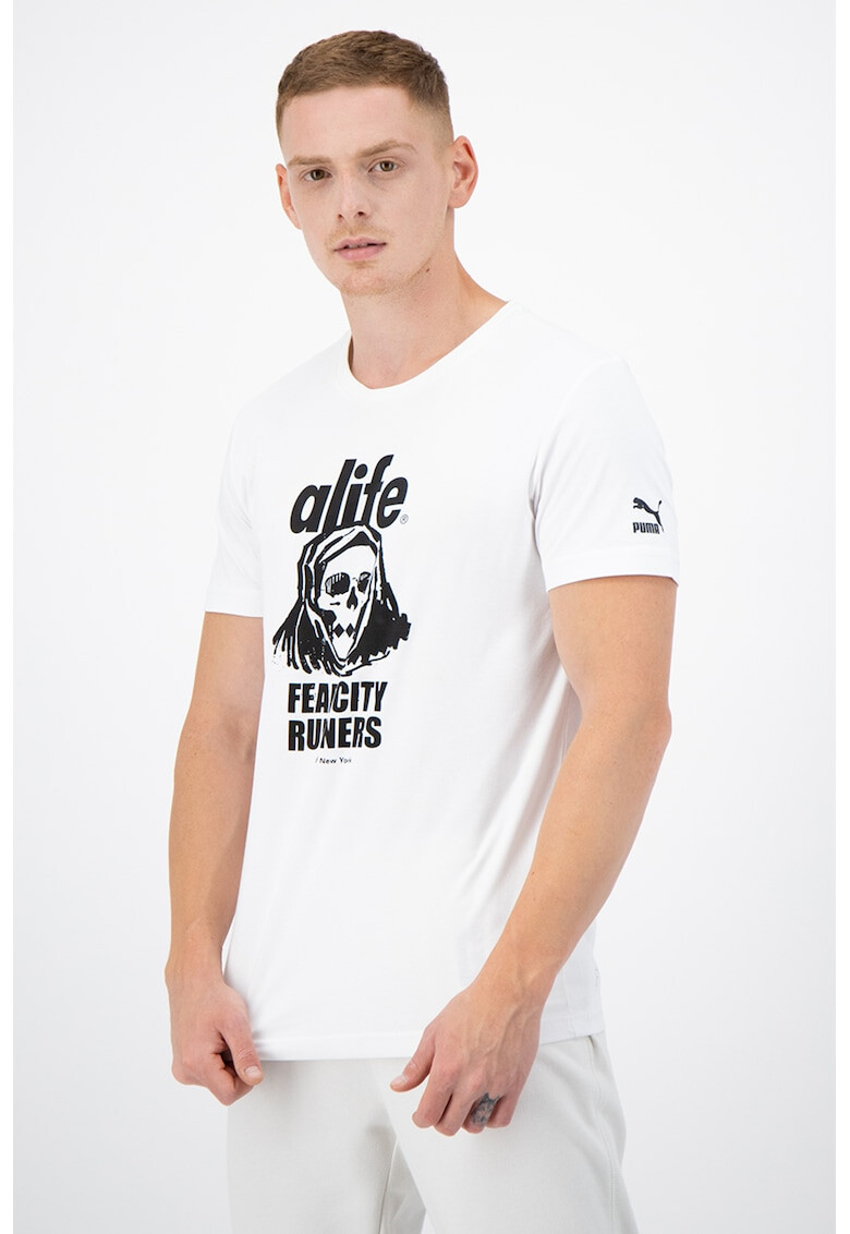 Puma Tricou cu imprimeu grafic si text Alife - Pled.ro