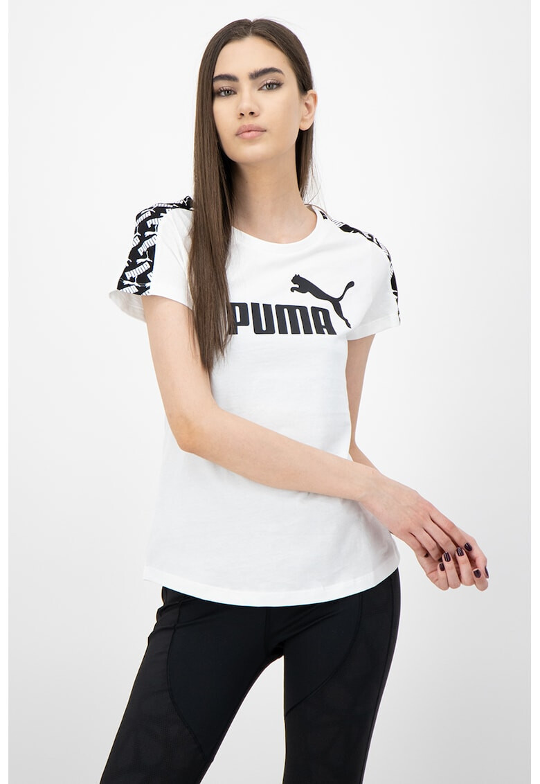 Puma Tricou cu imprimeu logo Amplified - Pled.ro