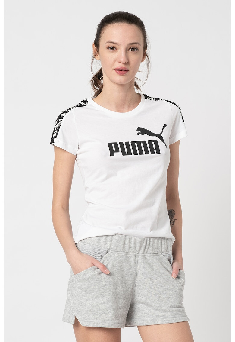 Puma Tricou cu imprimeu logo Amplified - Pled.ro