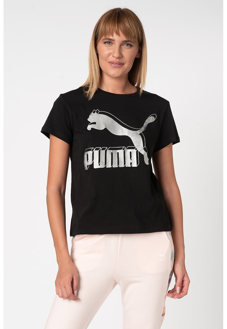 Puma Tricou cu imprimeu logo Classics - Pled.ro