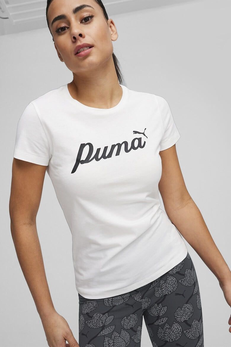 Puma Tricou cu imprimeu logo Essential - Pled.ro