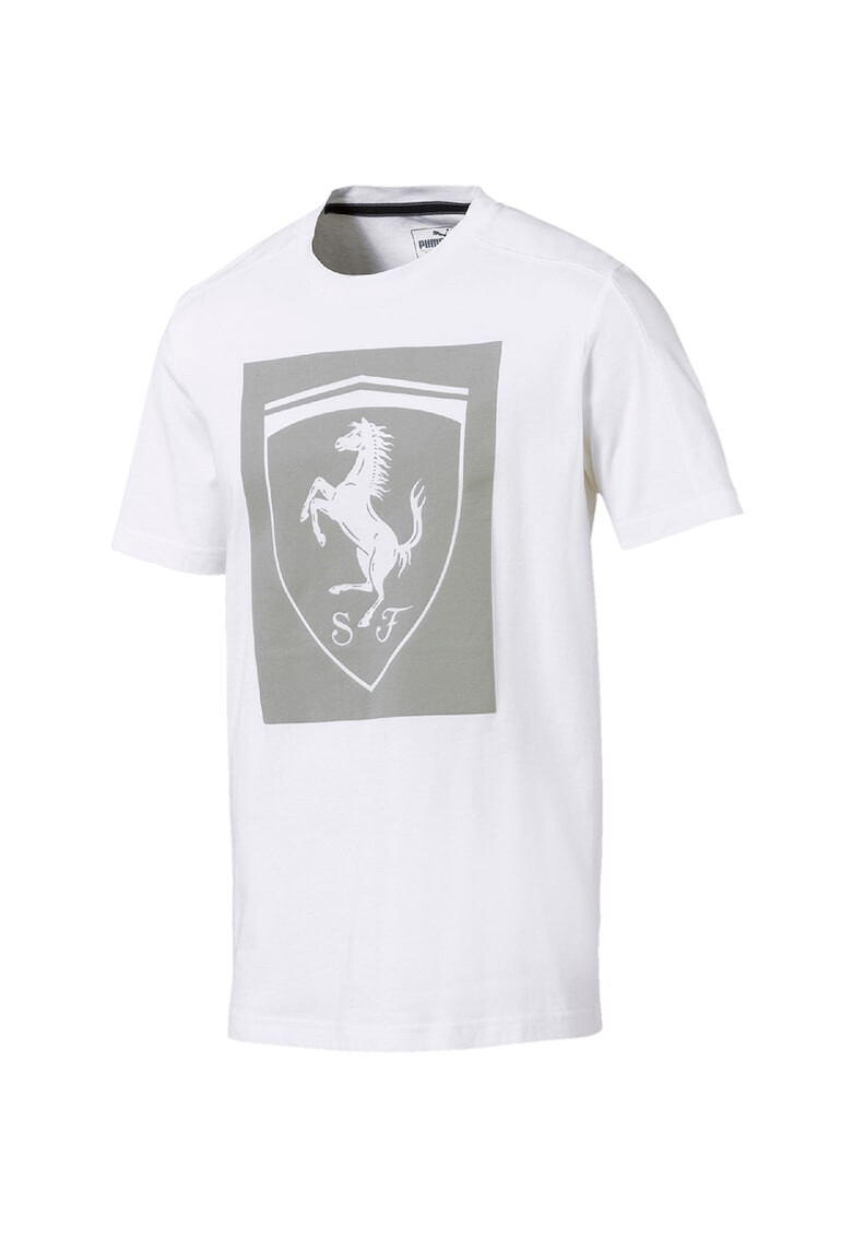 Puma Tricou cu imprimeu logo Ferrari Big Shield - Pled.ro