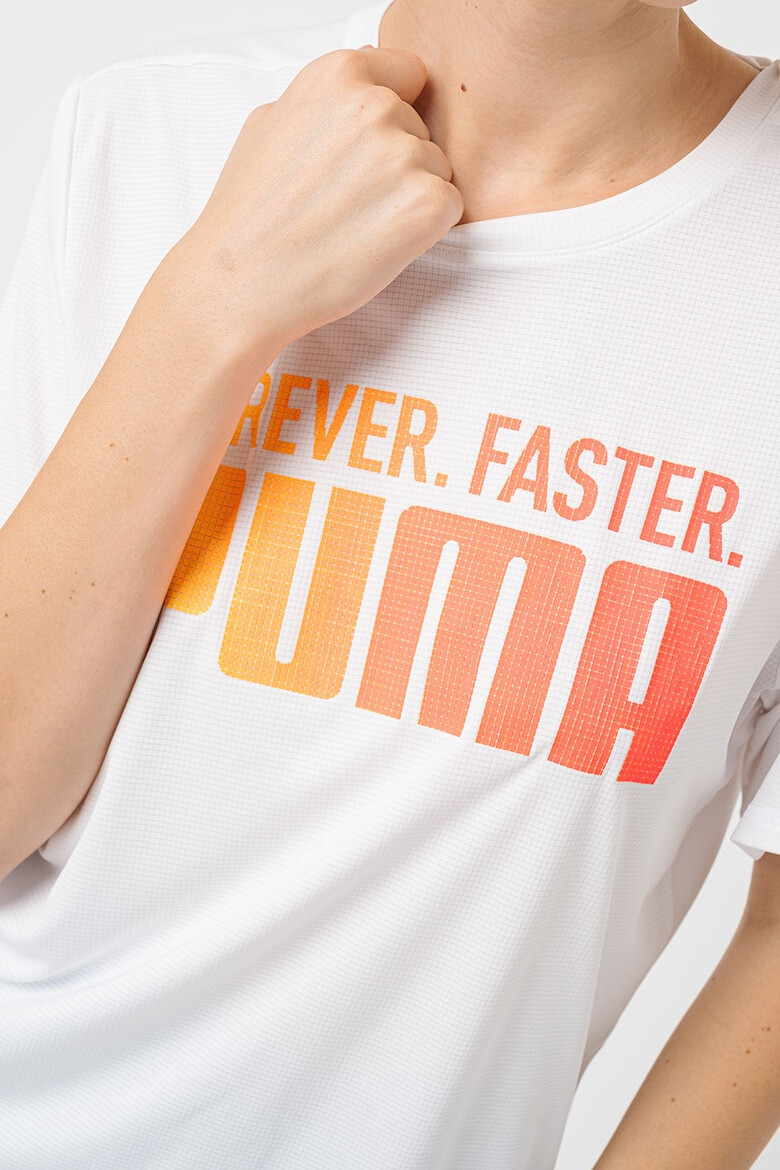 Puma Tricou cu imprimeu logo pentru alergare Favorites Forever Faster - Pled.ro