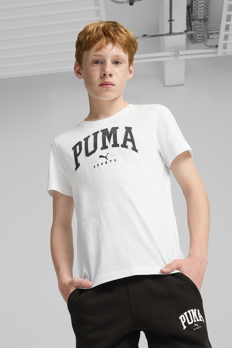 Puma Tricou cu imprimeu logo Squad - Pled.ro