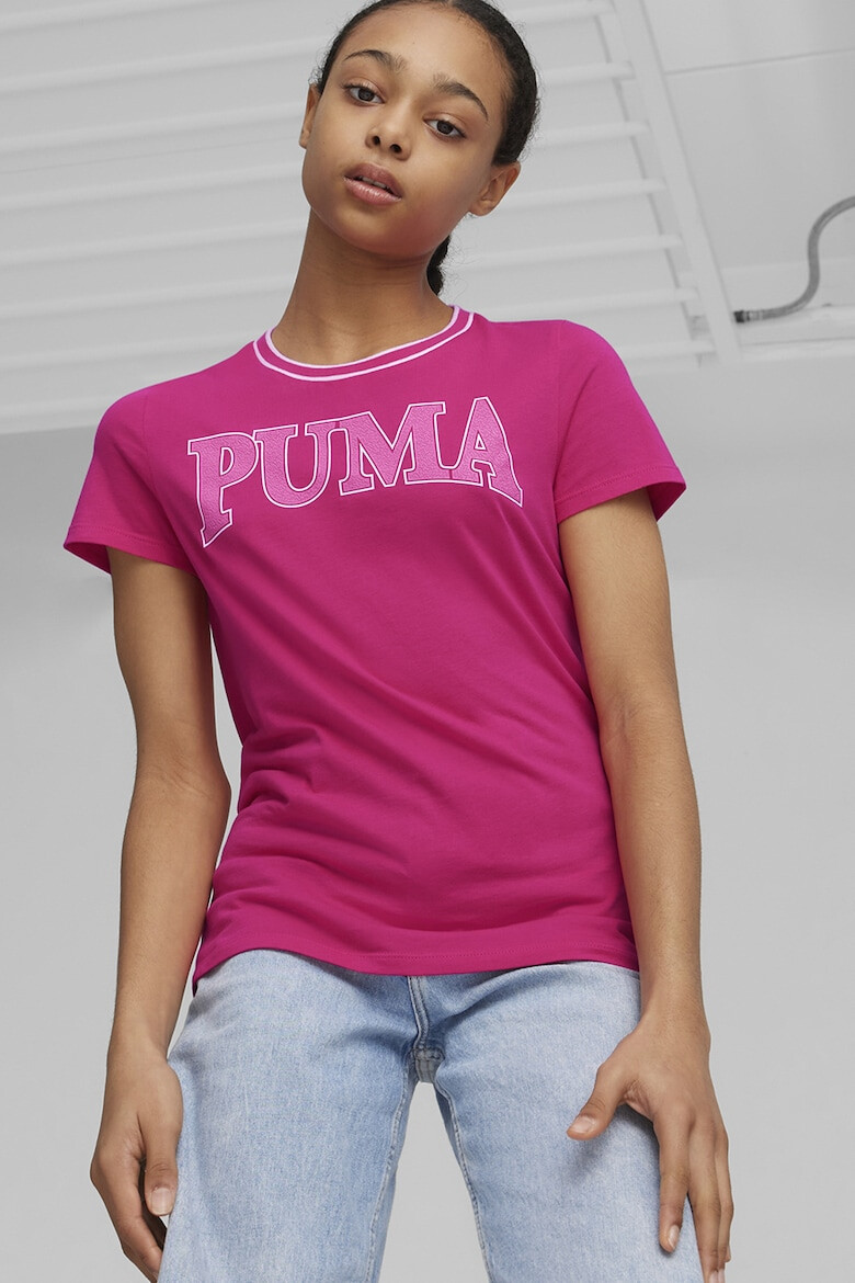 Puma Tricou cu imprimeu logo Squad - Pled.ro