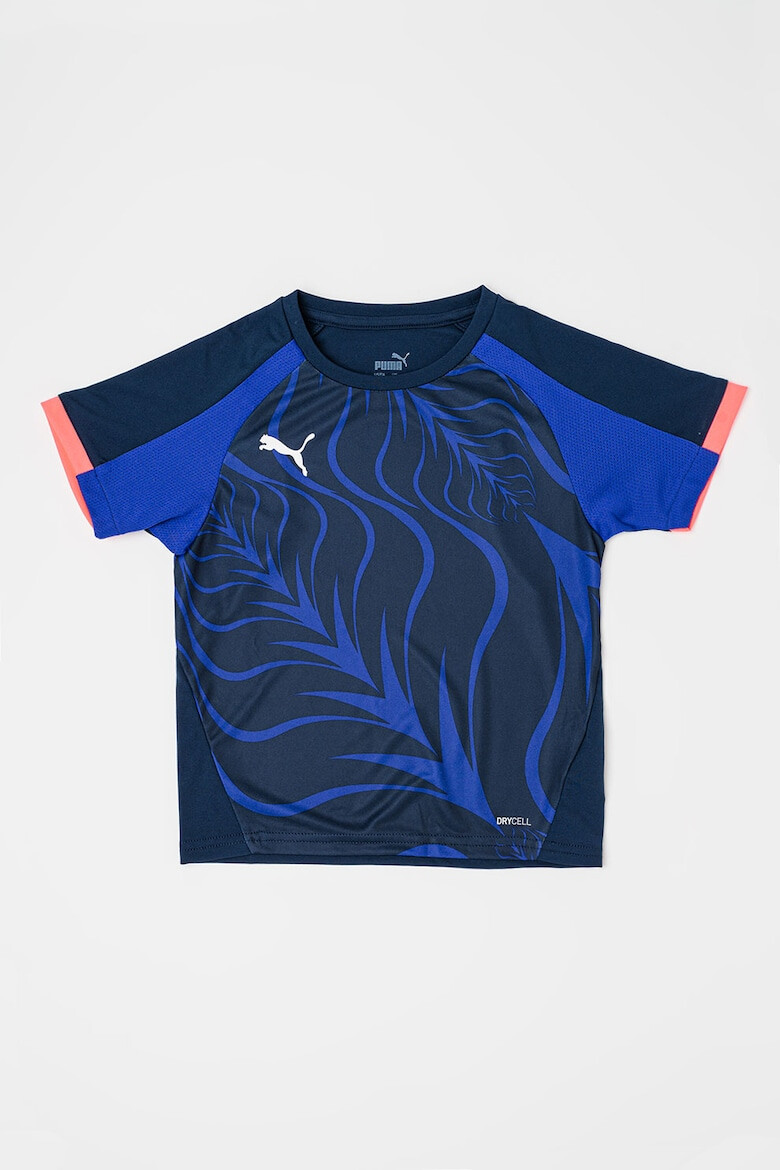 Puma Tricou cu imprimeu si decolteu rotund pentru fotbal - Pled.ro