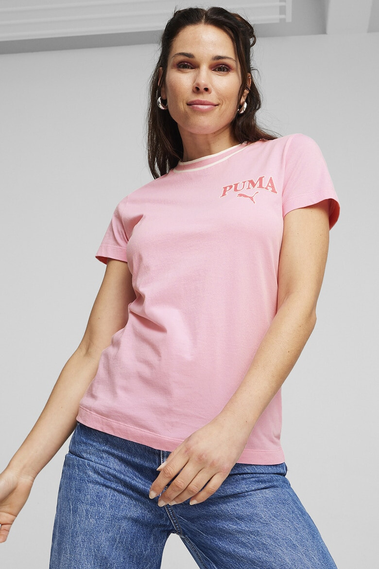 Puma Tricou cu logo pe piept Squad - Pled.ro