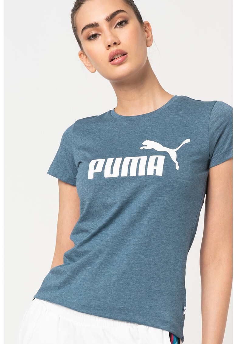 Puma Tricou cu logo pentru fitness Ess+ - Pled.ro