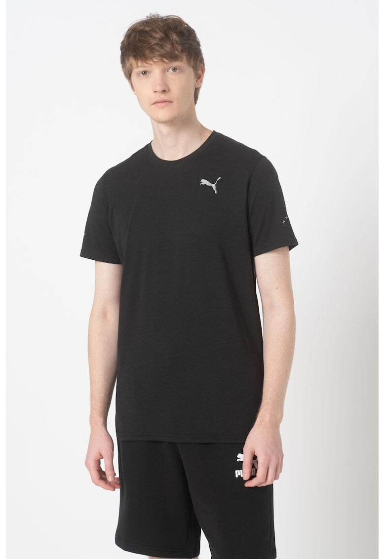 Puma Tricou cu logo reflectorizant si tehnologie dryCELL pentru fitness Triblend - Pled.ro