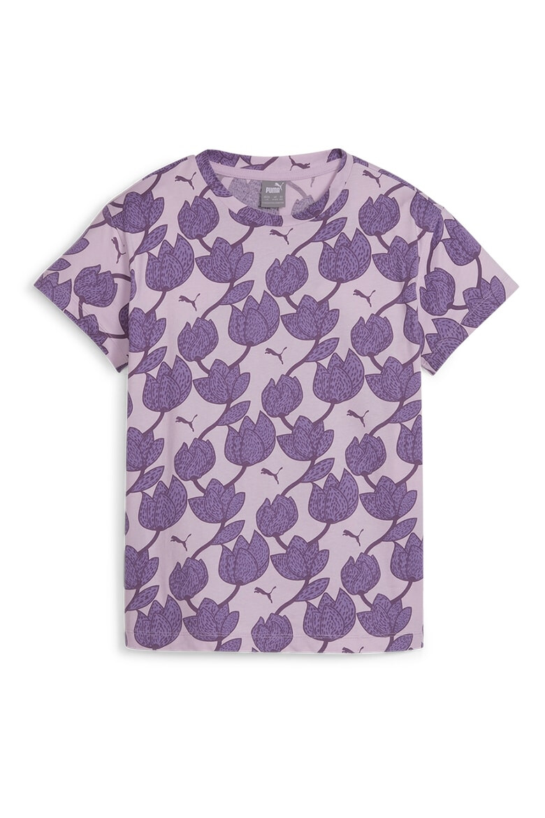 Puma Tricou cu logo si imprimeu floral Essential - Pled.ro