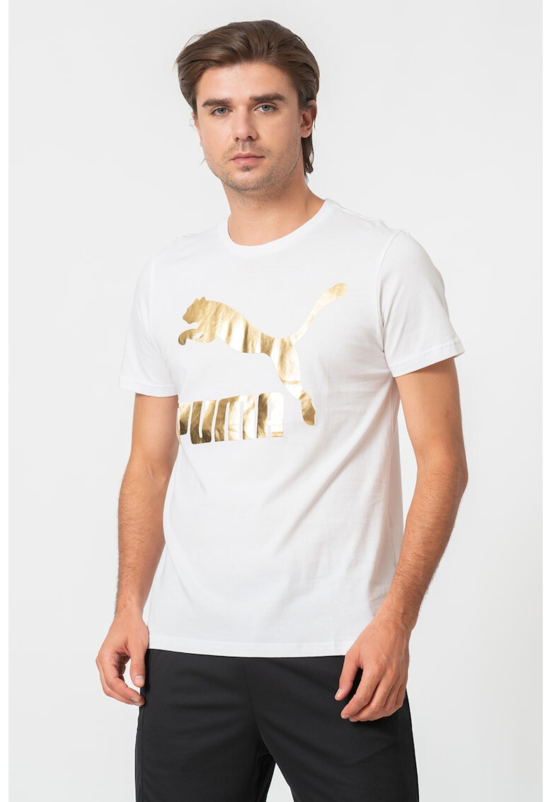 Puma Tricou de bumbac cu imprimeu logo - Pled.ro