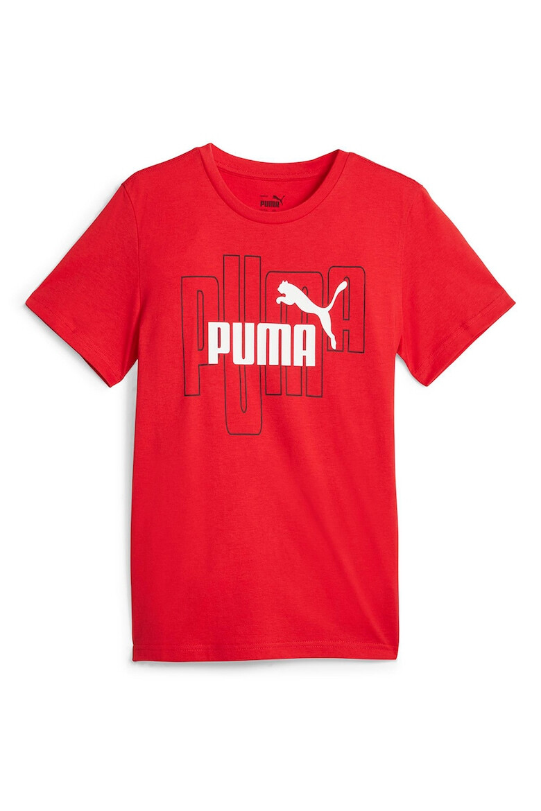 Puma Tricou de bumbac cu imprimeu logo - Pled.ro