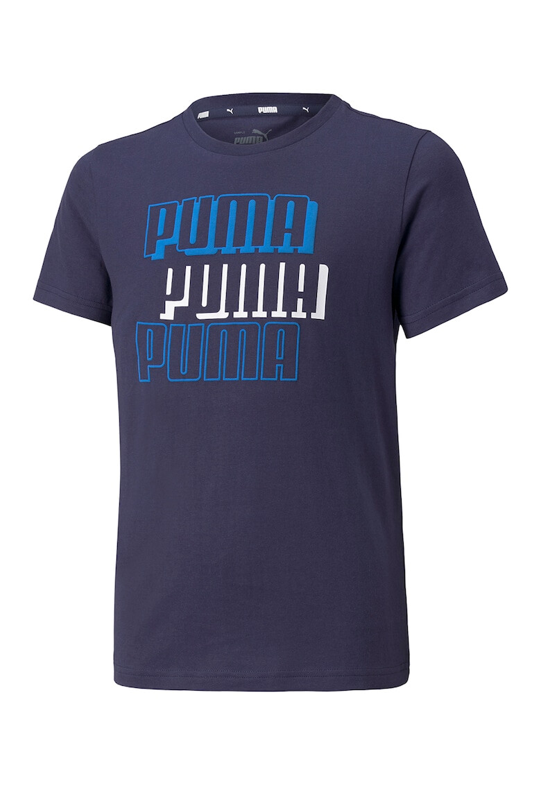 Puma Tricou de bumbac cu imprimeu logo - Pled.ro