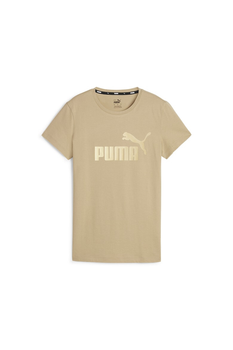 Puma Tricou de bumbac cu imprimeu logo contrastant Essentials+ - Pled.ro