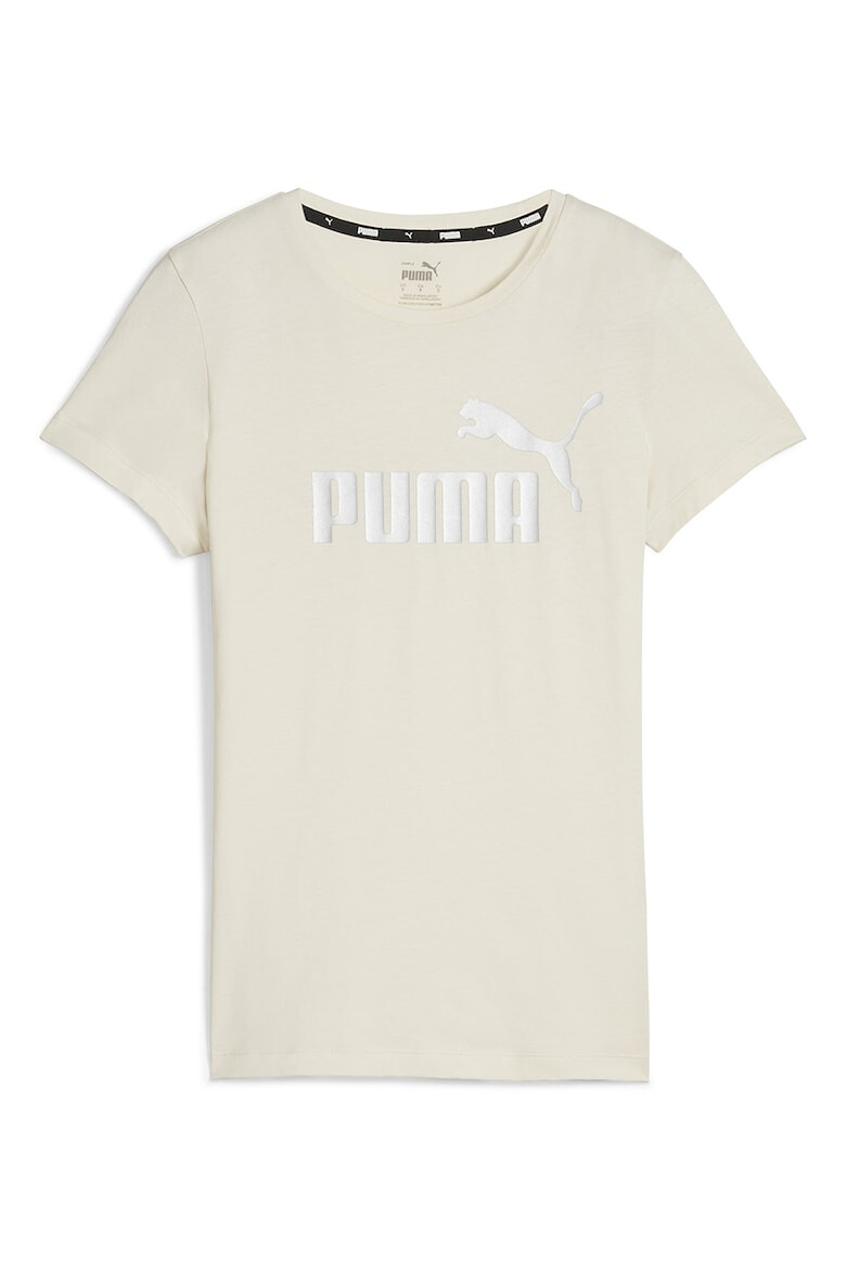 Puma Tricou de bumbac cu imprimeu logo contrastant Essentials+ - Pled.ro