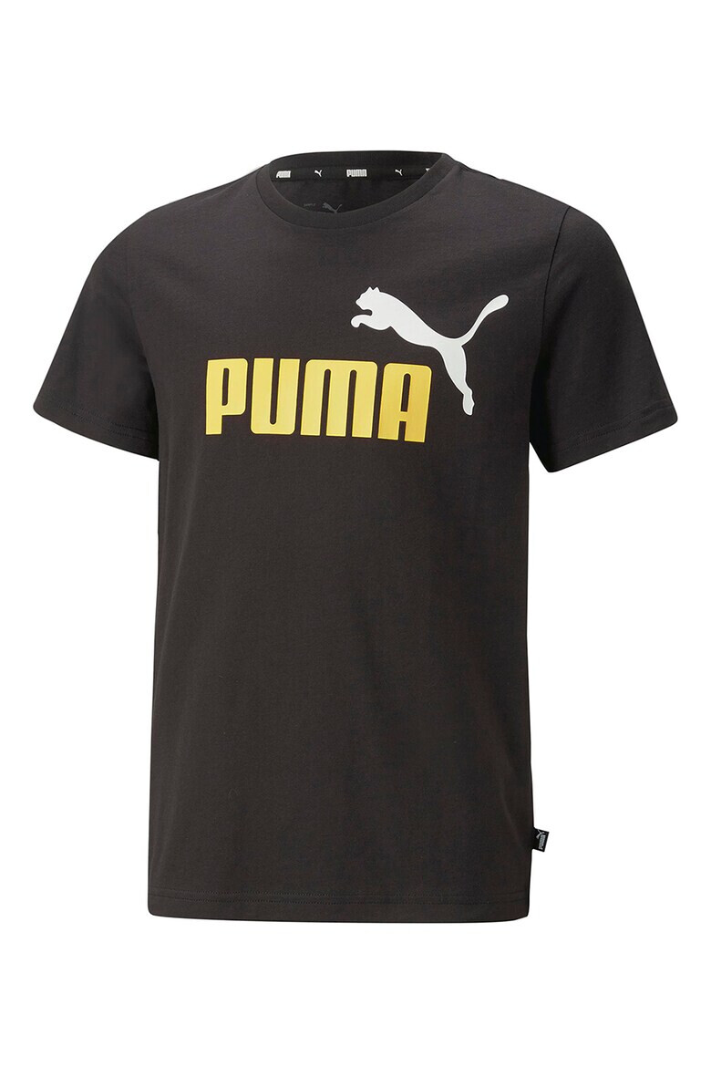 Puma Tricou de bumbac cu imprimeu logo ESS+ 2 - Pled.ro