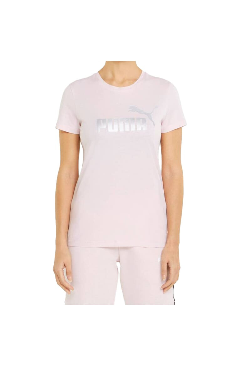 Puma Tricou de bumbac cu imprimeu logo Essentials+ - Pled.ro