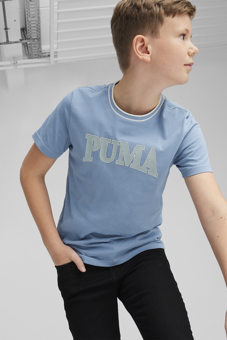 Puma Tricou de bumbac cu imprimeu logo Squad - Pled.ro