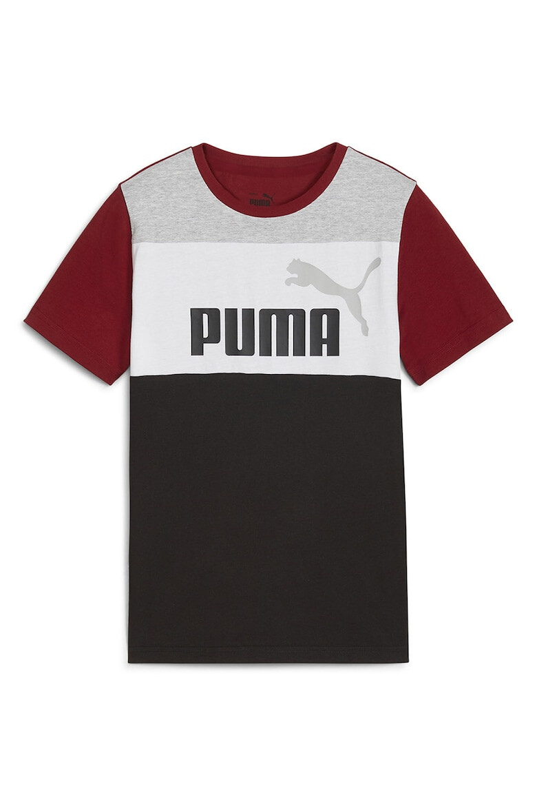 Puma Tricou de bumbac Essential Block - Pled.ro