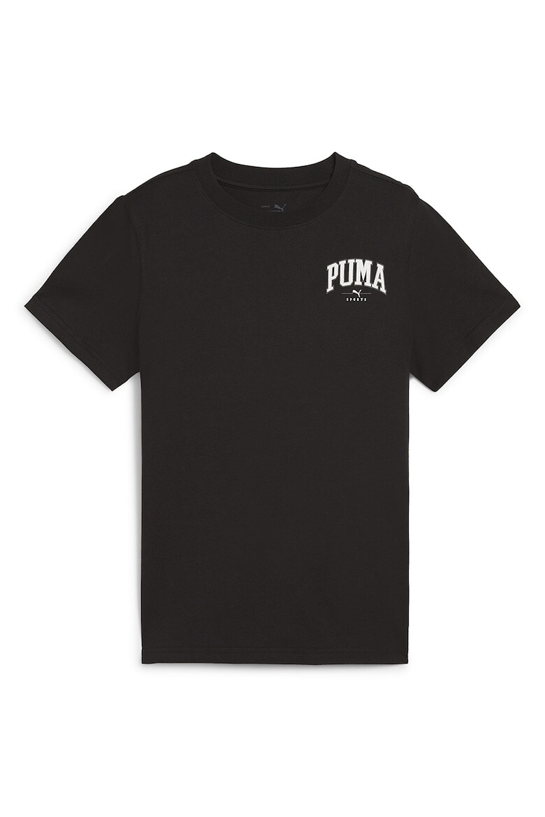 Puma Tricou din bumbac cu detaliu cu logo pe piept Squad - Pled.ro