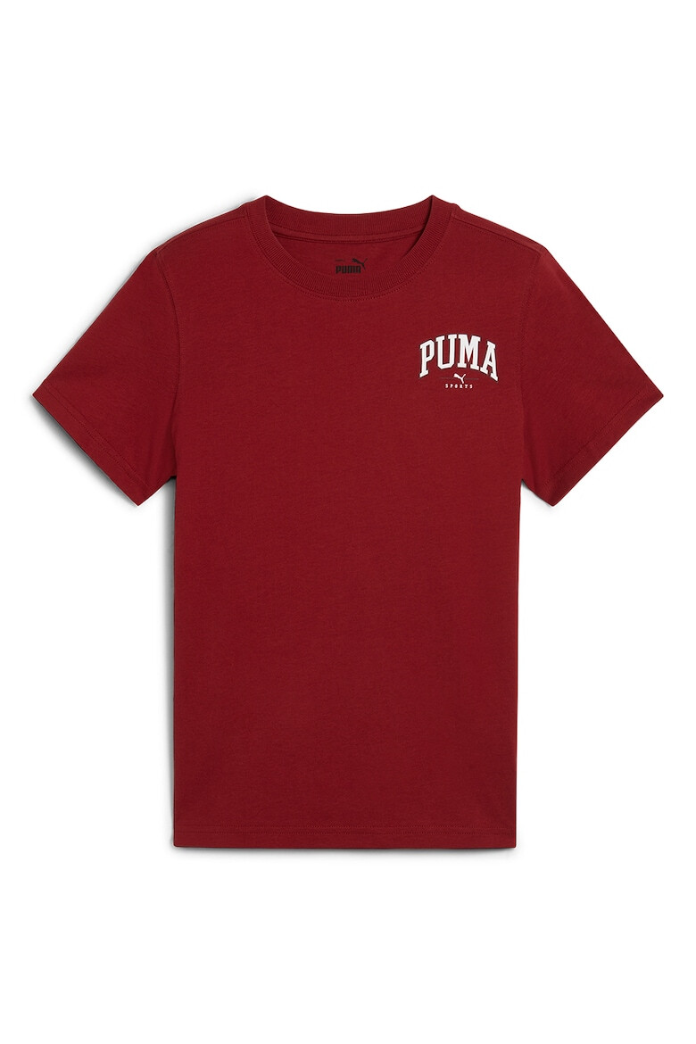 Puma Tricou din bumbac cu detaliu cu logo pe piept Squad - Pled.ro