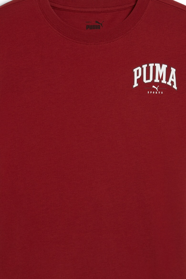 Puma Tricou din bumbac cu detaliu cu logo pe piept Squad - Pled.ro