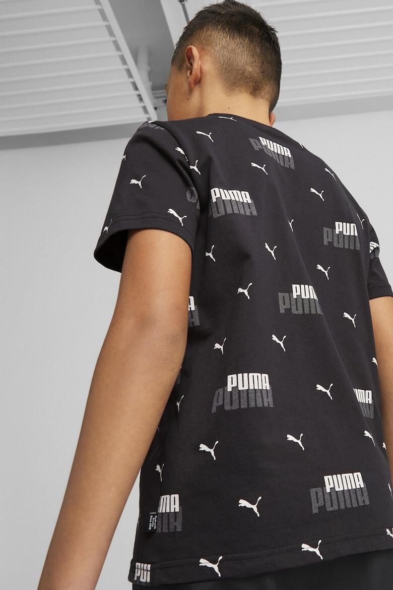 Puma Tricou din bumbac cu imprimeu logo - Pled.ro