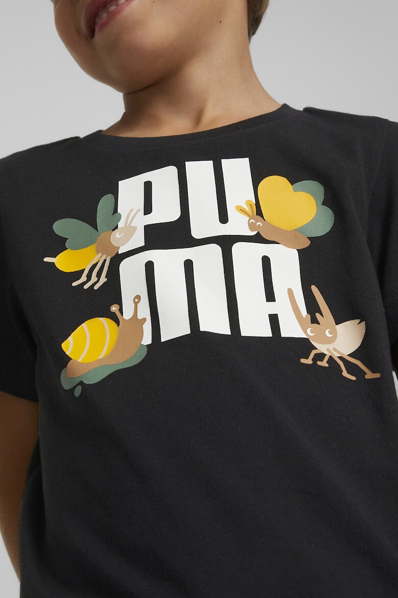 Puma Tricou din bumbac cu imprimeu logo - Pled.ro