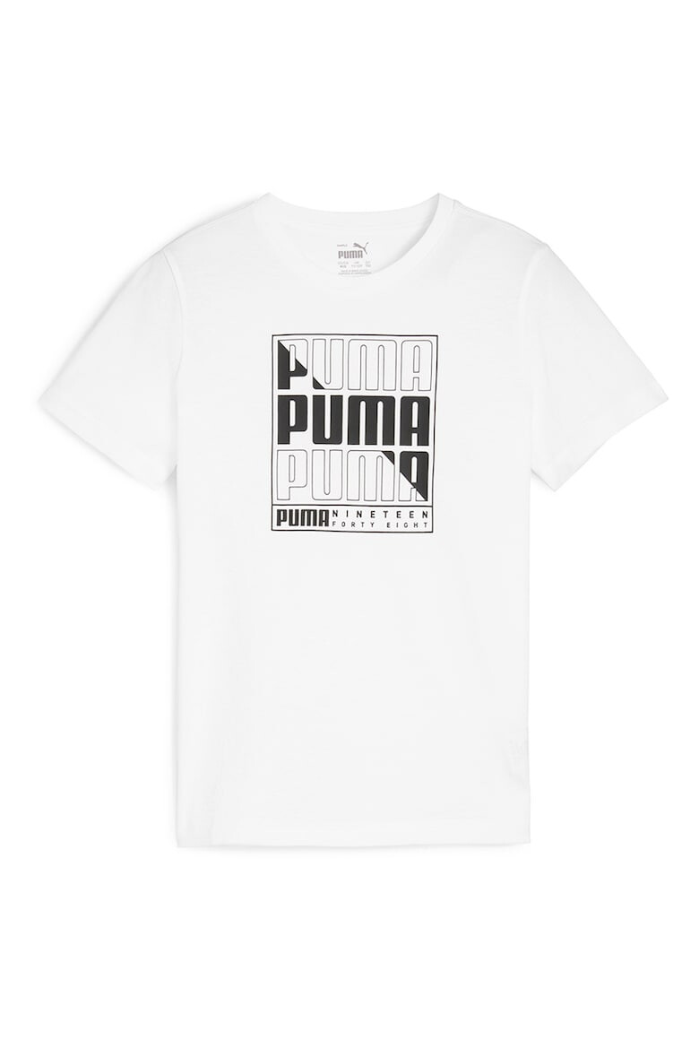 Puma Tricou din bumbac cu imprimeu logo - Pled.ro