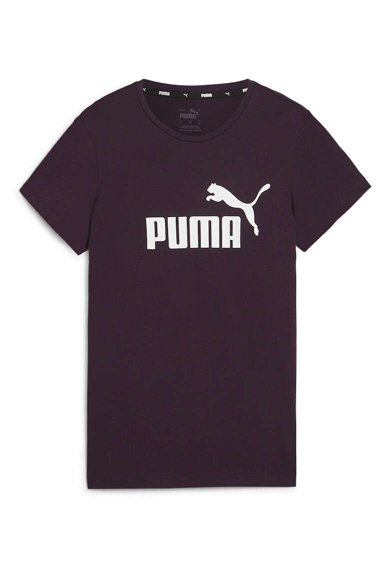 Puma Tricou din bumbac cu imprimeu logo Essentials - Pled.ro