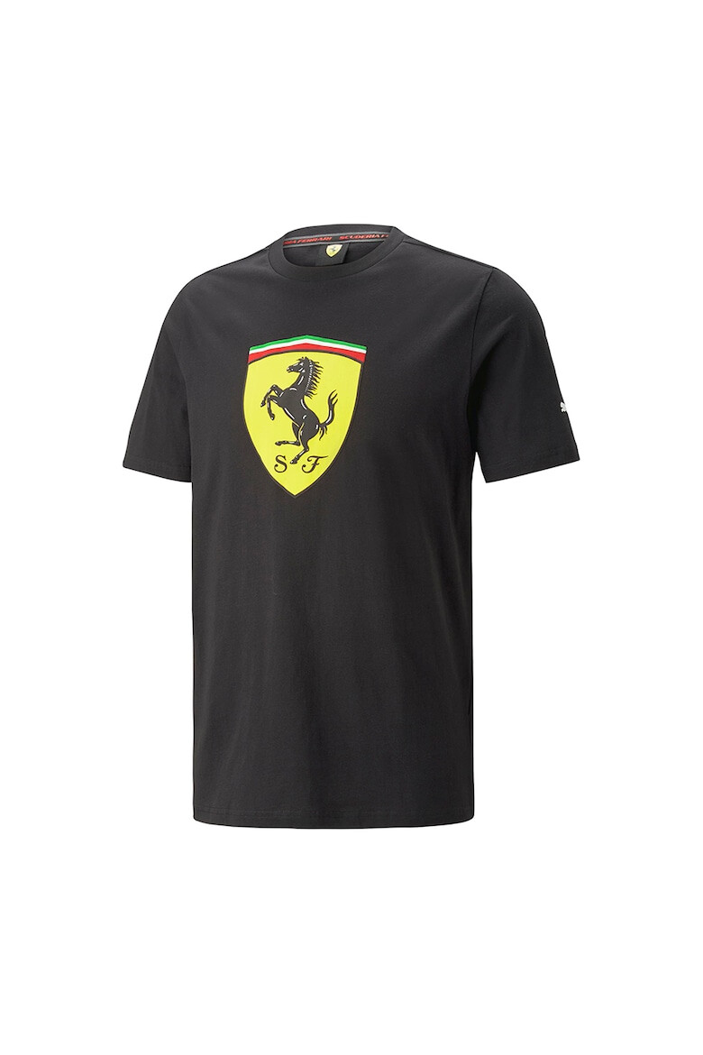 Puma Tricou din bumbac cu imprimeu logo Ferrari - Pled.ro