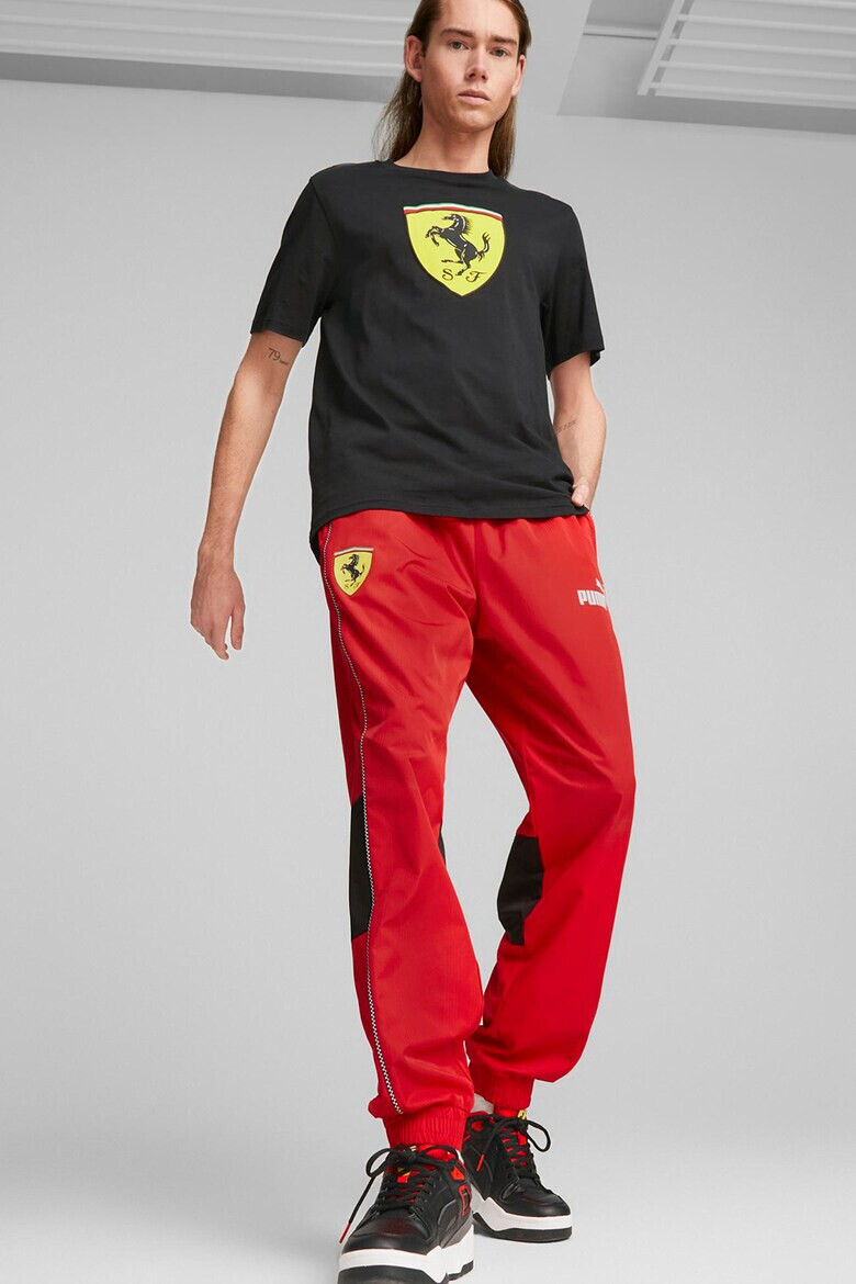 Puma Tricou din bumbac cu imprimeu logo Ferrari - Pled.ro