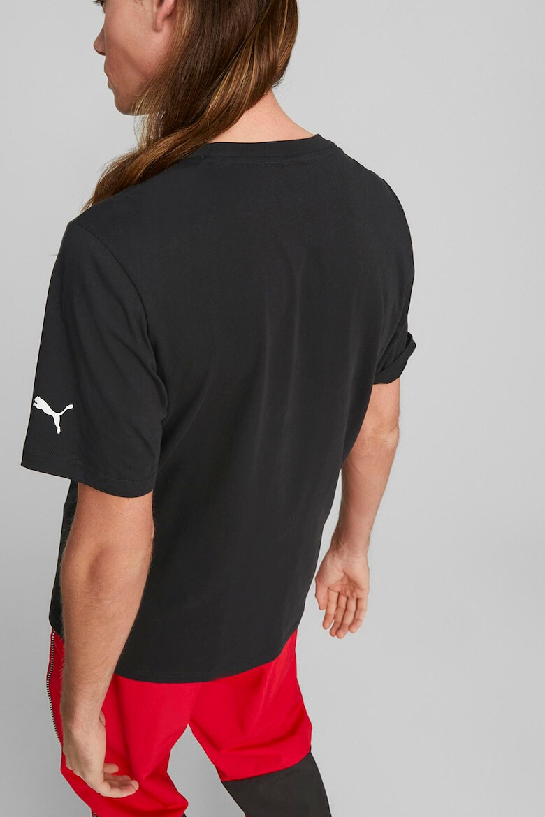 Puma Tricou din bumbac cu imprimeu logo Ferrari - Pled.ro