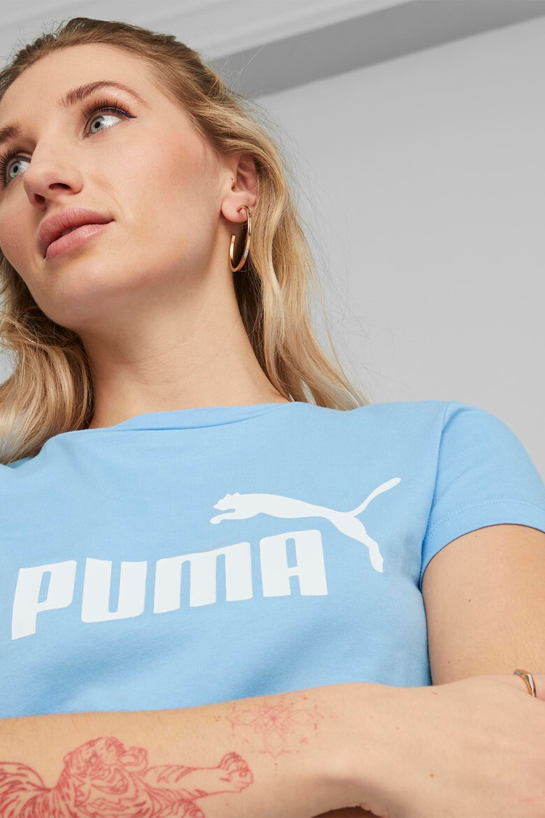 Puma Tricou din bumbac cu logo Essentials - Pled.ro