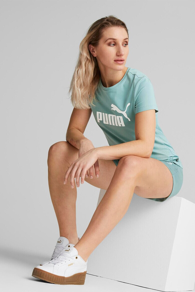 Puma Tricou din bumbac cu logo Essentials - Pled.ro