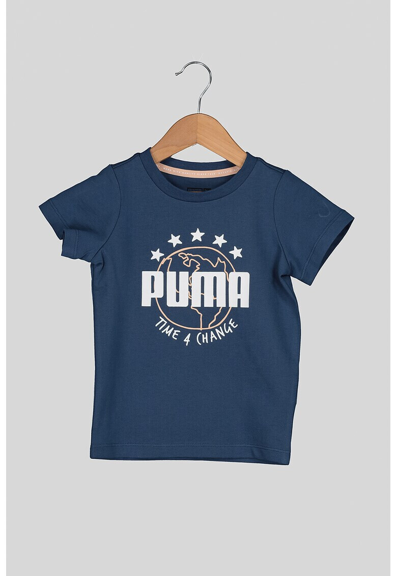 Puma Tricou din bumbac organic cu imprimeu logo Time For Change - Pled.ro