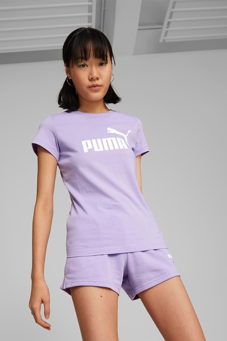 Puma Tricou din bumbac cu logo Essentials - Pled.ro