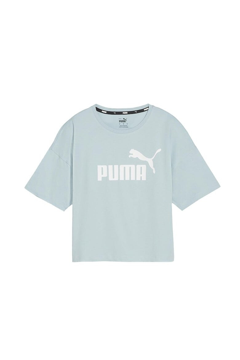 Puma Tricou Essentials Cropped W 586866-22 Albastru - Pled.ro