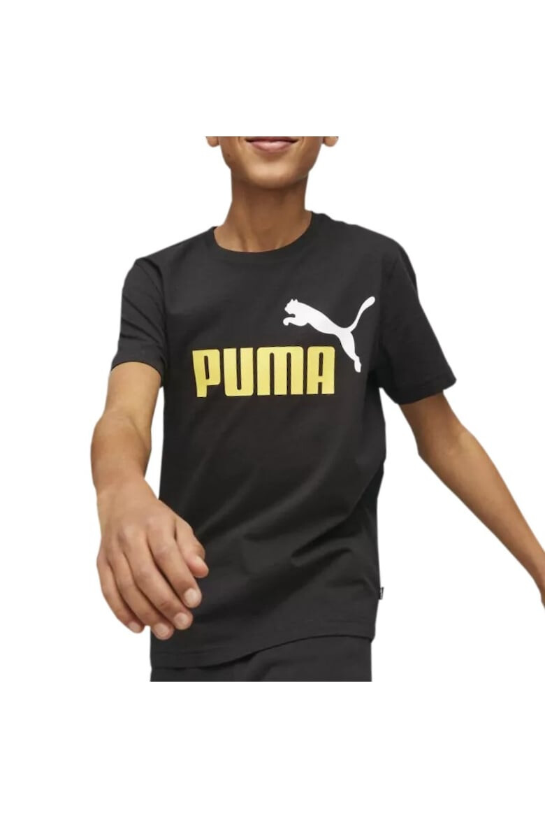 Puma Tricou Essentials Plus 2 JR 586985-91 Baieti Negru - Pled.ro