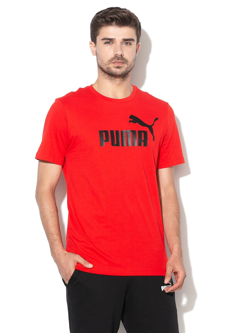 Puma Tricou regular fit cu imprimeu logo Essentials - Pled.ro