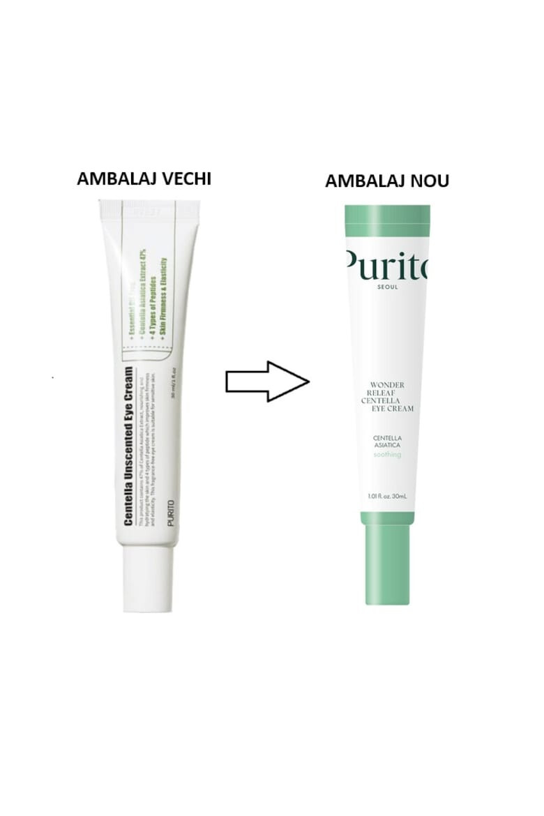 Purito Crema contur ochi fara parfum centella Unscented Eye cream 30ml - Pled.ro