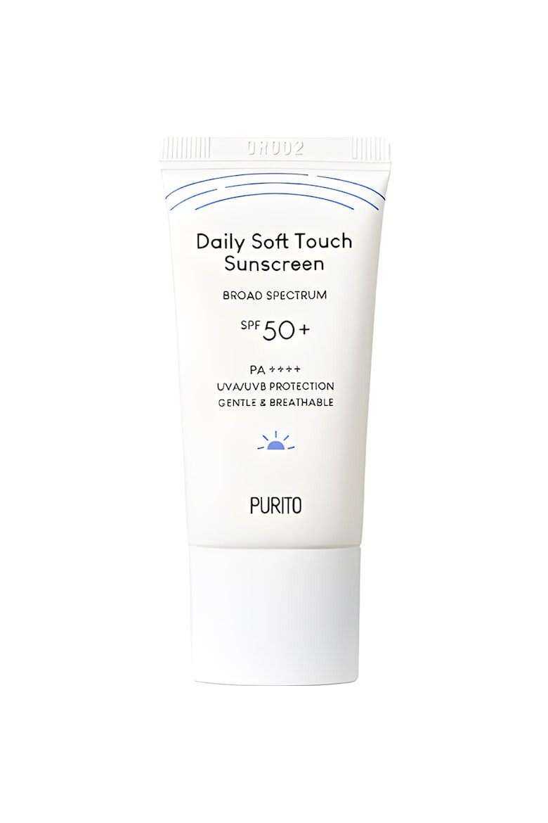 Purito Crema de fata Daily Soft Touch cu protectie solara SPF 50+ PA++++ Mini 15 ml - Pled.ro