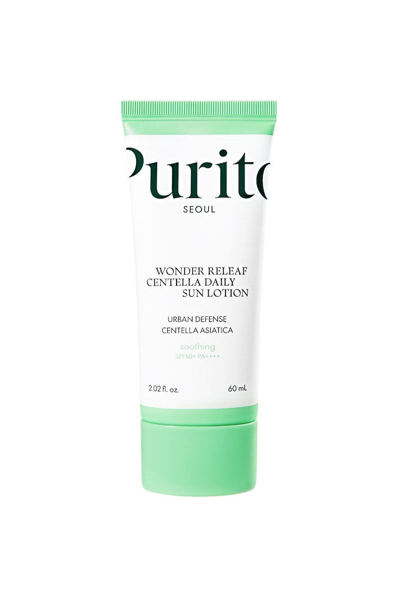 Purito Crema de fata Wonder Releaf Centella Daily Sun Lotion SPF 50+ PA++++ 60 ml - Pled.ro