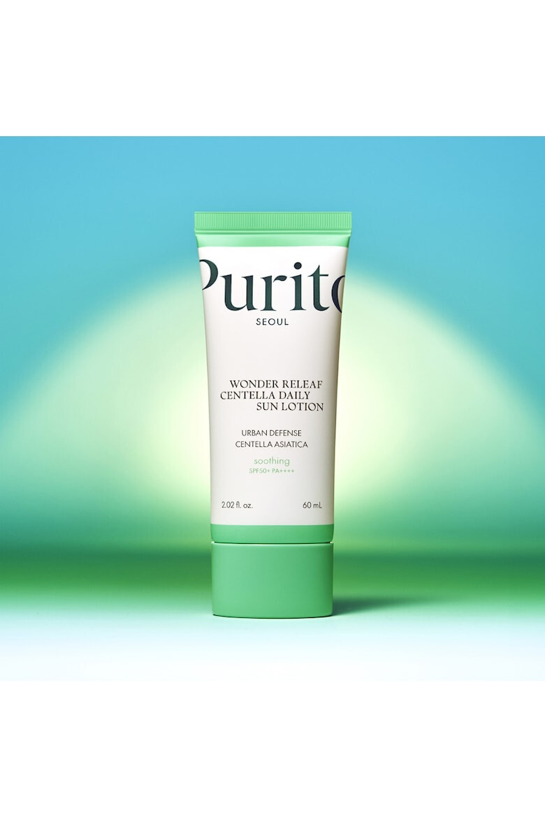 Purito Crema de fata Wonder Releaf Centella Daily Sun Lotion SPF 50+ PA++++ 60 ml - Pled.ro