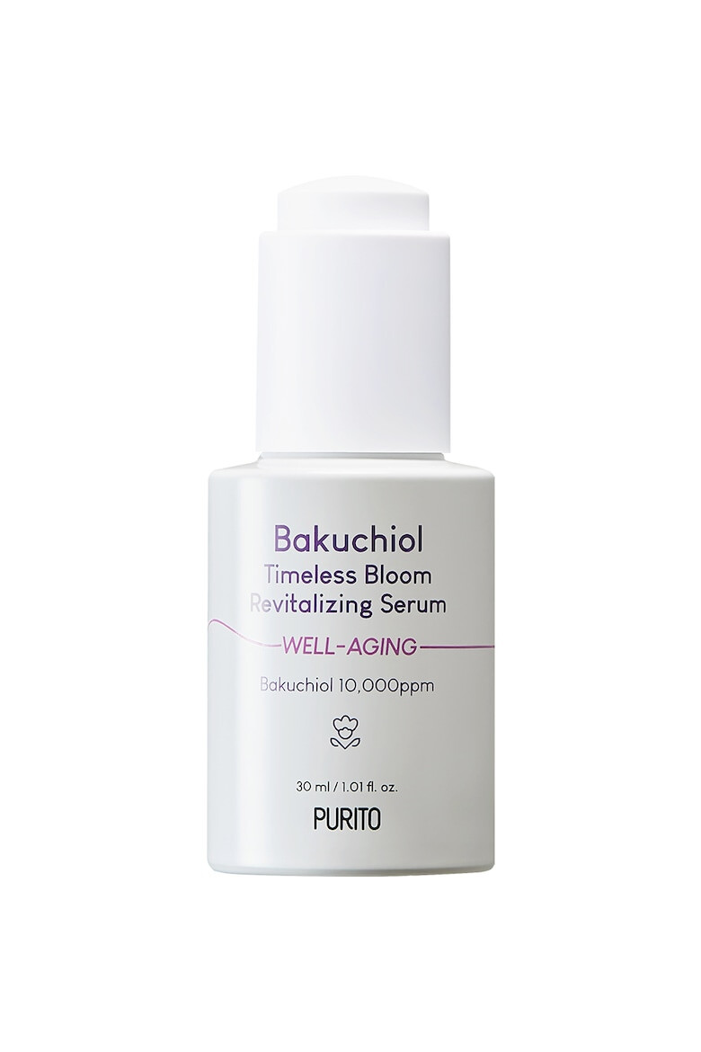 Purito Ser de fata Bakuchiol Timeless Bloom cu efect revitalizant 30 ml - Pled.ro