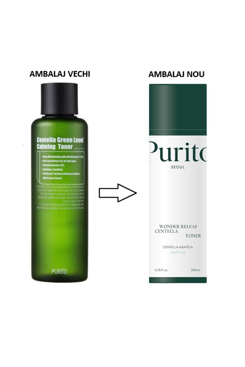 Purito Toner calmant cu centella asitica 200 ml - Pled.ro