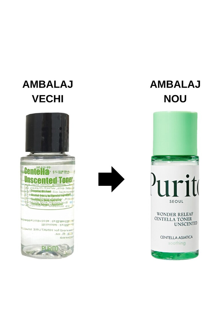 Purito Toner de fata Centella fara parfum Mini 30 ml - Pled.ro