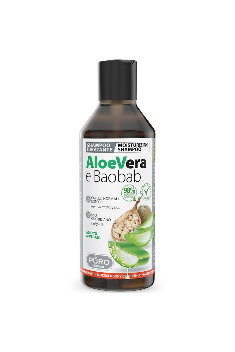 PURO Sampon cu aloe si ulei de baobab 250ml - Pled.ro