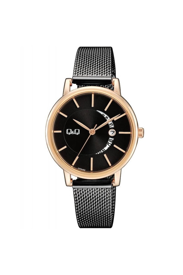 Q&Q Ceas barbatesc A479J402Y Quartz Rose gold - Pled.ro