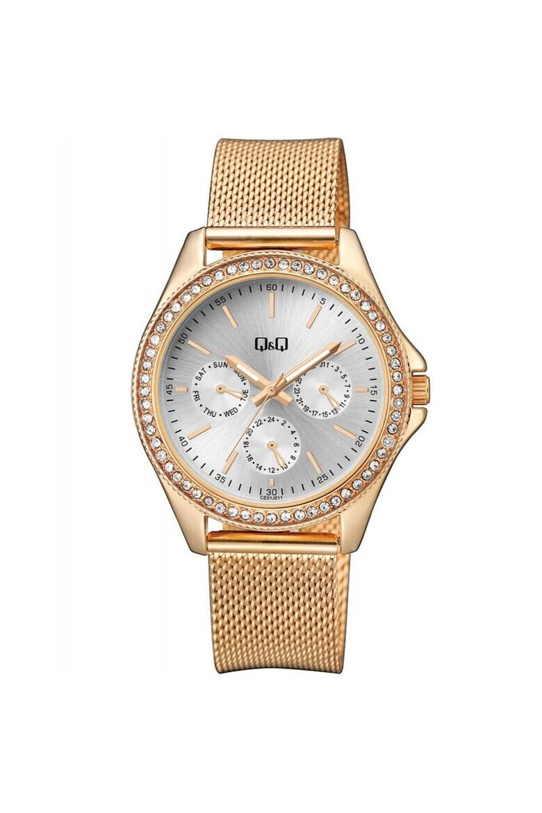 Q&Q Ceas dama CE01J011Y Quartz Rose gold - Pled.ro